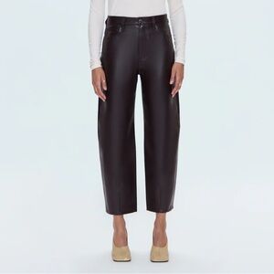 Pistola ELI HIGH RISE BARREL JEAN - FRENCH ROAST